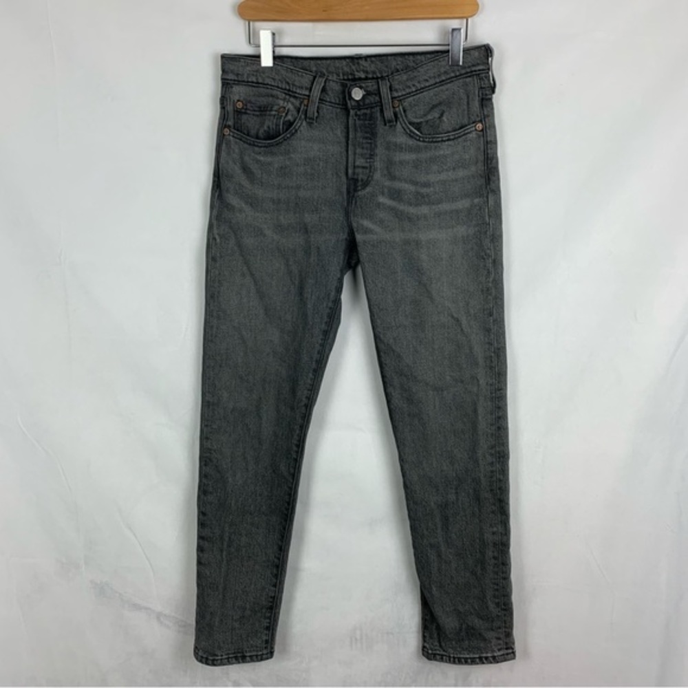 LEVI'S 501 Tapered Grey Jeans‎ Sz 26